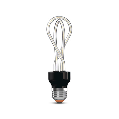 60W Replacement Twist White Filament Soft White Medium E26 Base Dimmable LED Light Bulb