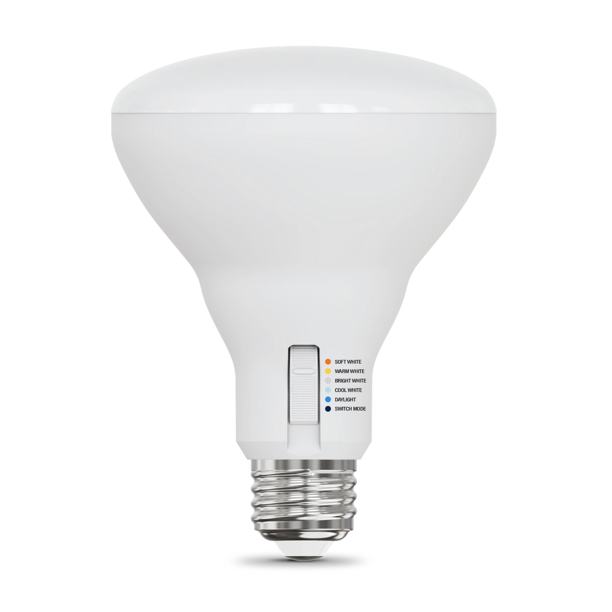 65W Replacement BR30 5 Shades + Switch Mode Medium E26 Base Dimmable LED Light Bulb (2-Pack)