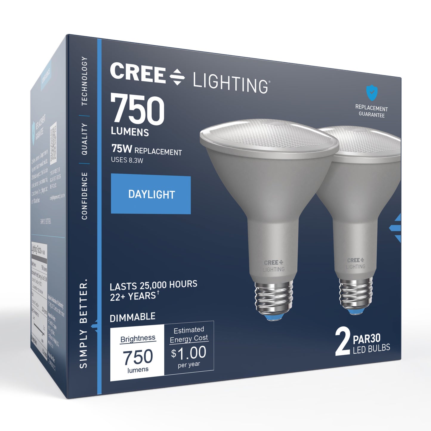 75W Replacement PAR30 Daylight Medium E26 Base Dimmable LED Light Bulb (2-Pack)