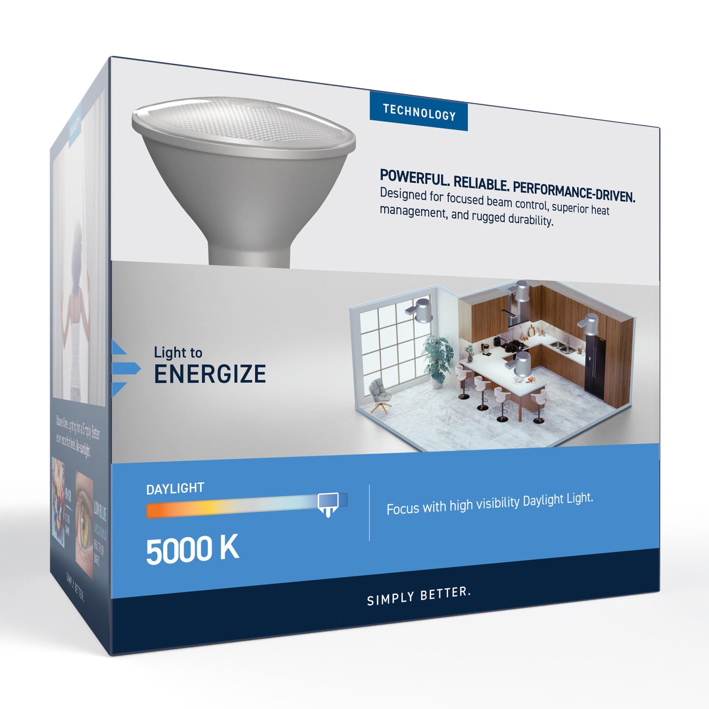 75W Replacement PAR30 Daylight Medium E26 Base Dimmable LED Light Bulb (2-Pack)