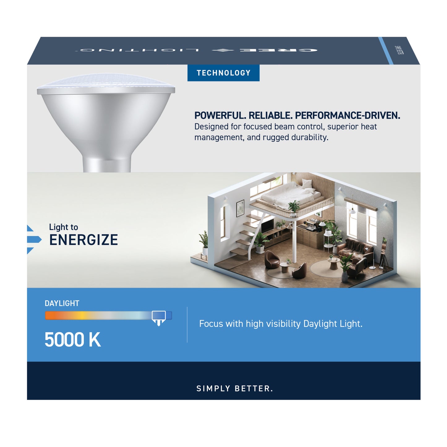 75W Replacement PAR30 Daylight Medium E26 Base Dimmable LED Light Bulb (2-Pack)