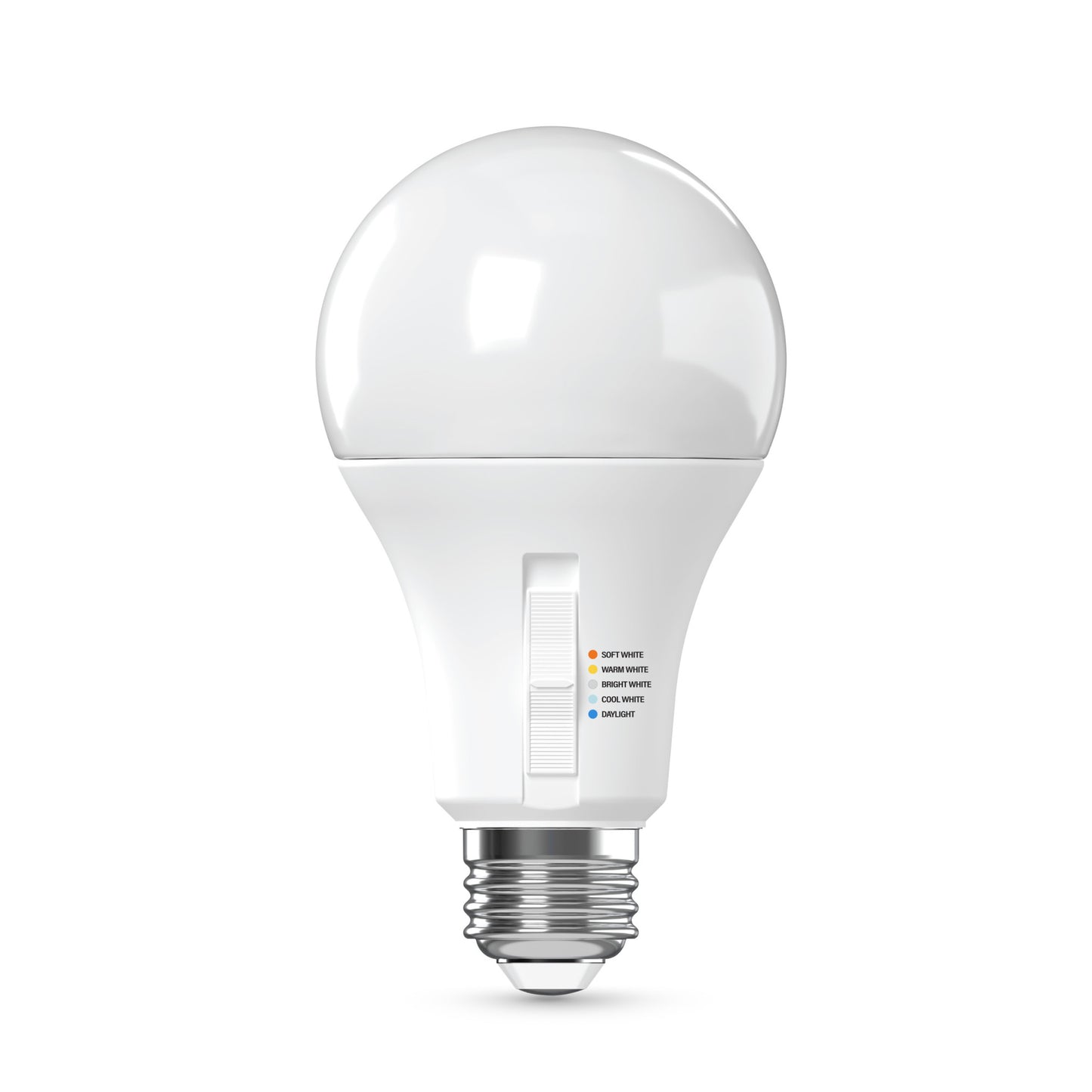 60W Replacement A19 Motion Activated Switchable White Medium E26 Base Non-Dimmable LED Light Bulb