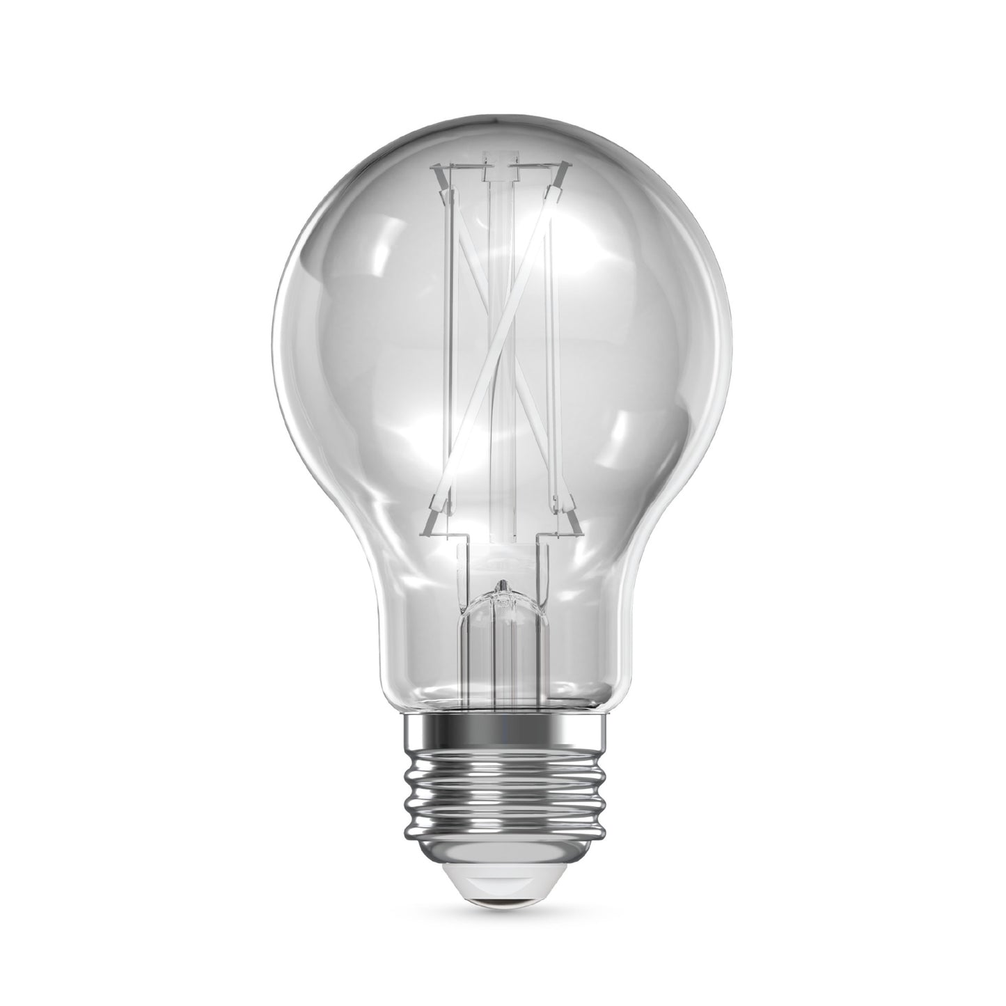 60W Replacement A19 White Filament Switchable White Medium E26 Base Dimmable LED Light Bulb (4-Pack)