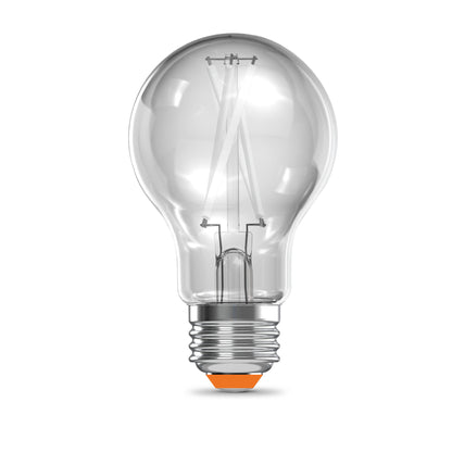 60W Replacement A19 White Filament Soft White Medium E26 Base Dimmable LED Light Bulb (4-Pack)