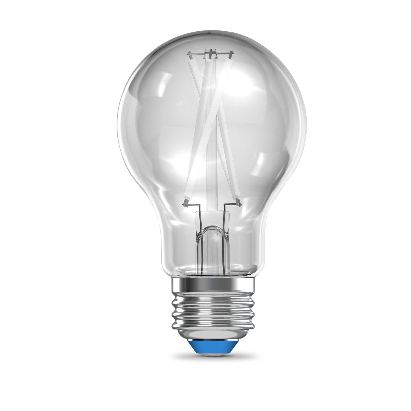 60W Replacement A19 White Filament Daylight Medium E26 Base Dimmable LED Light Bulb (4-Pack)