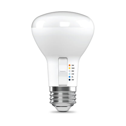 75W Replacement R20 5 Shades + Switch Mode Medium E26 Base Dimmable LED Light Bulb (2-Pack)