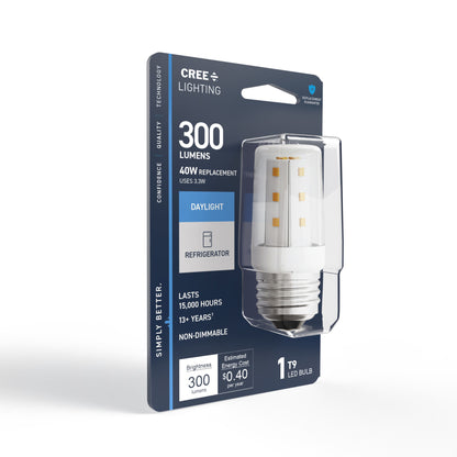 40W Replacement T9 Daylight E26 Base LED Appliance Bulb