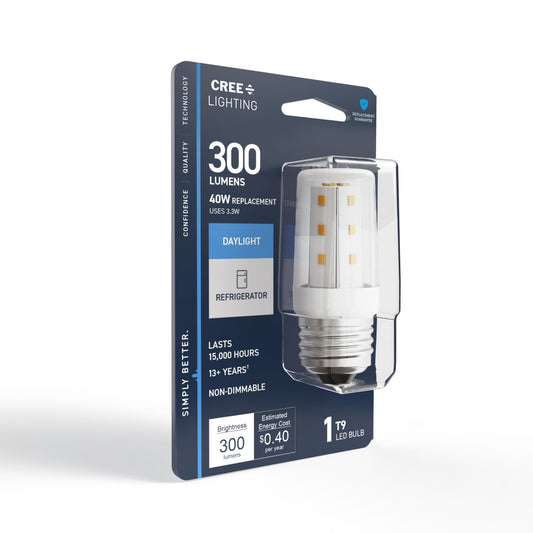 40W Replacement T9 Daylight E26 Base LED Appliance Bulb