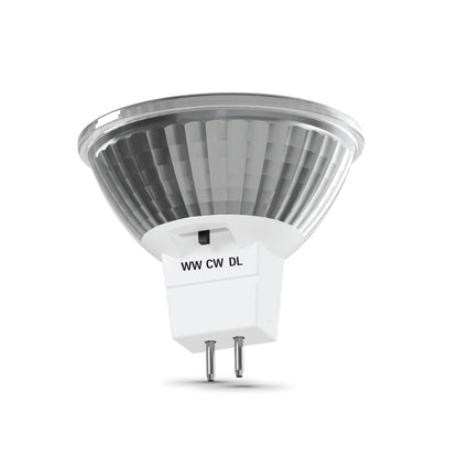 50W Replacement MR16 Switchable White Bi-Pin GU5.3 Base Dimmable LED Light Bulb (3-Pack)