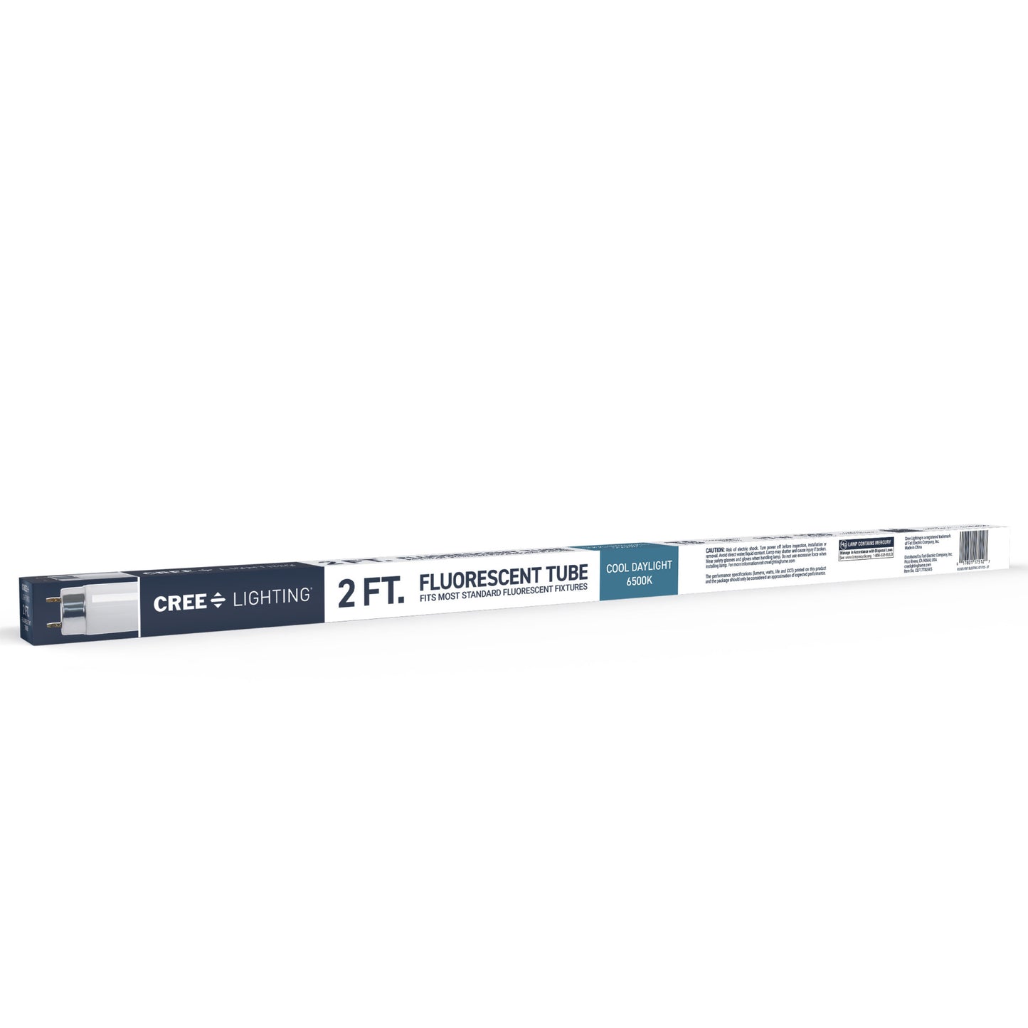 17W 2ft T8 Cool Daylight G13 Base Non-Dimmable Linear Fluorescent Light Tube