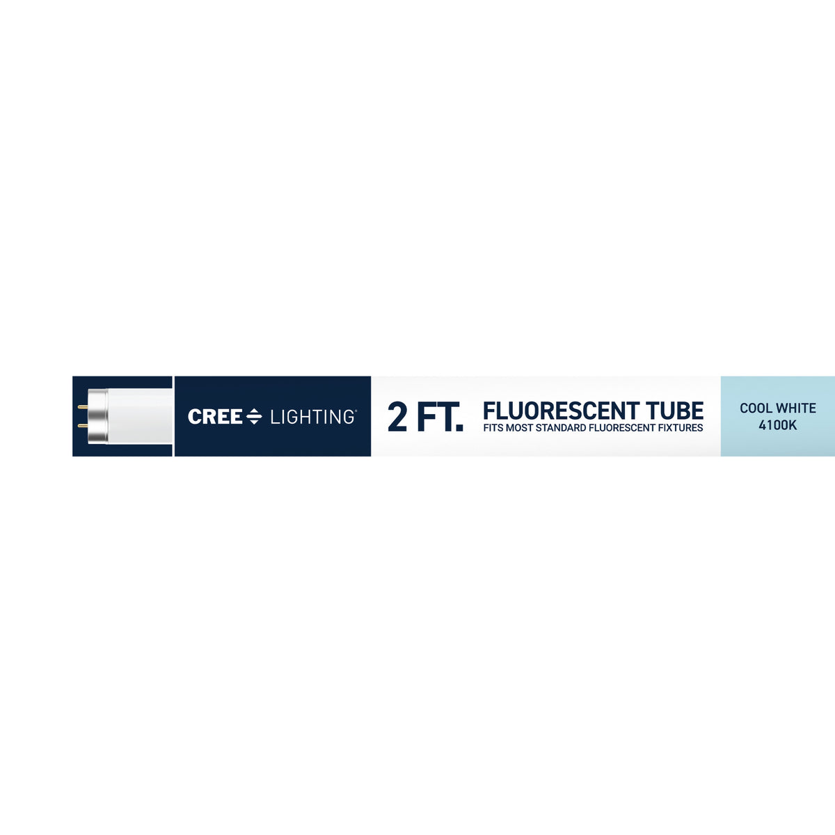 20W 2ft T12 Cool White Bi-Pin G13 Base Non-Dimmable Linear Fluorescent Light Tube