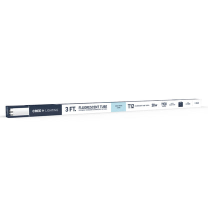 30W 3ft T12 Cool White G13 Base Non-Dimmable Linear Fluorescent Light Tube