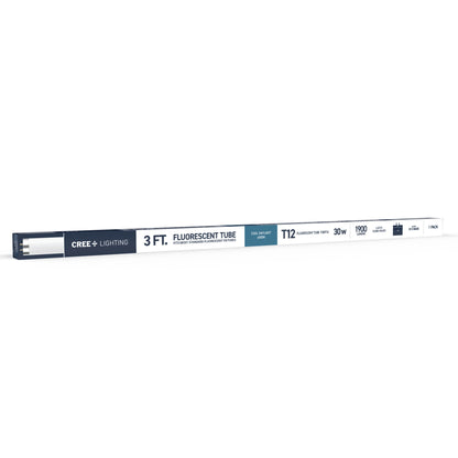 30W 3ft T12 Cool Daylight G13 Base Non-Dimmable Linear Fluorescent Light Tube