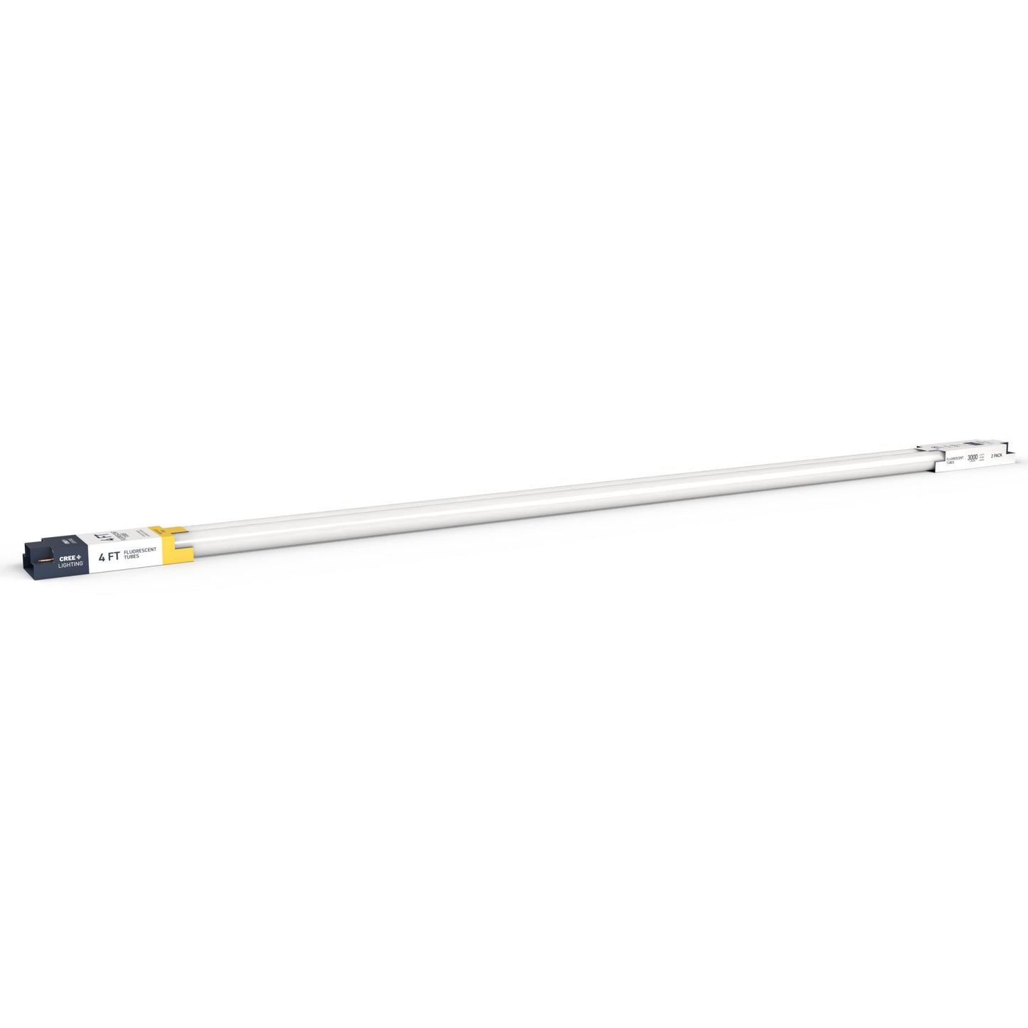 32W 4ft T8 Warm White G13 Base Non-Dimmable Linear Fluorescent Light Tube (2-Pack)