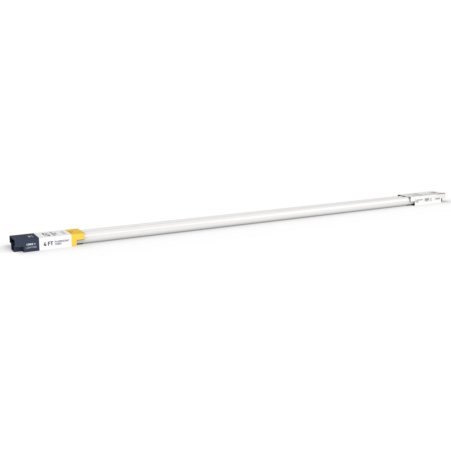 32W 4ft T8 Warm White G13 Base Non-Dimmable Linear Fluorescent Light Tube (2-Pack)