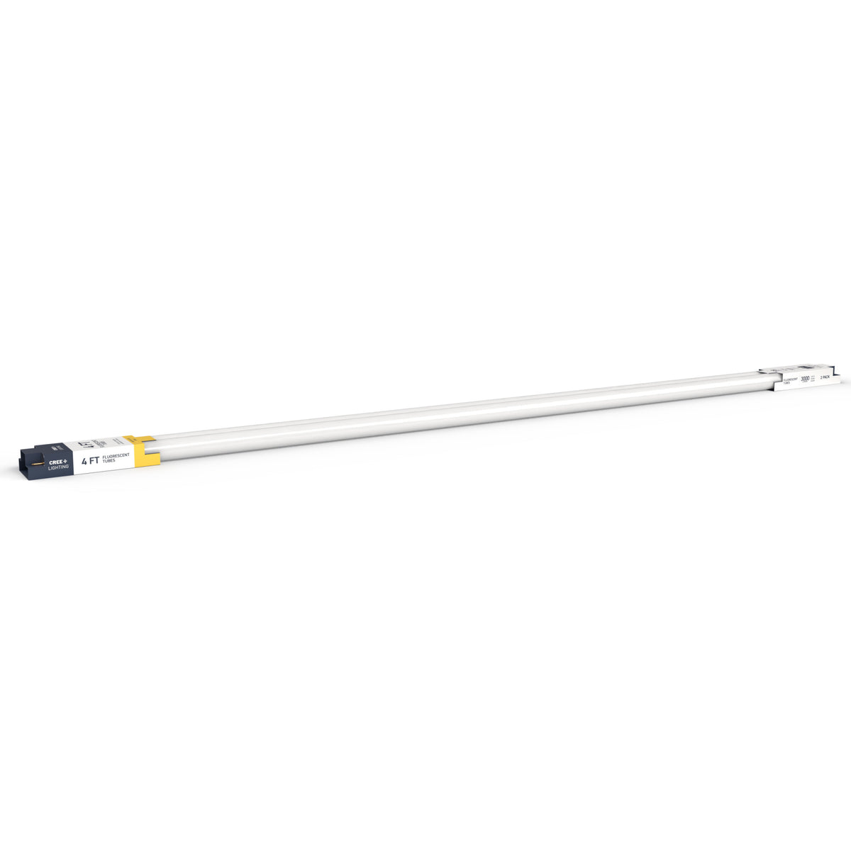 32W 4ft T8 Warm White G13 Base Non-Dimmable Linear Fluorescent Light Tube (2-Pack)