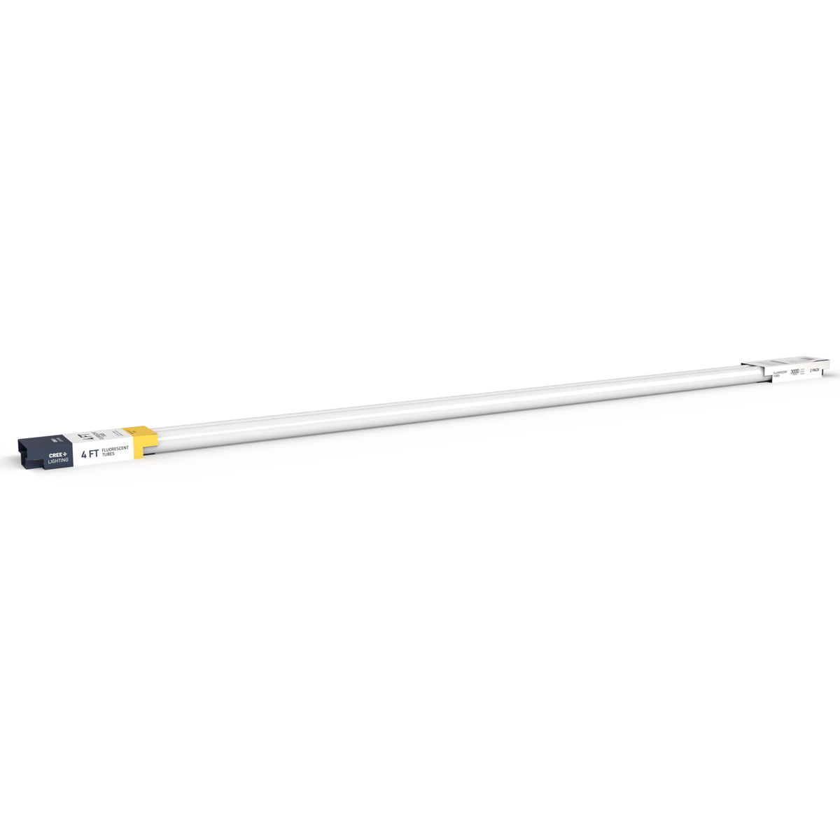 32W 4ft T8 Warm White G13 Base Non-Dimmable Linear Fluorescent Light Tube (2-Pack)