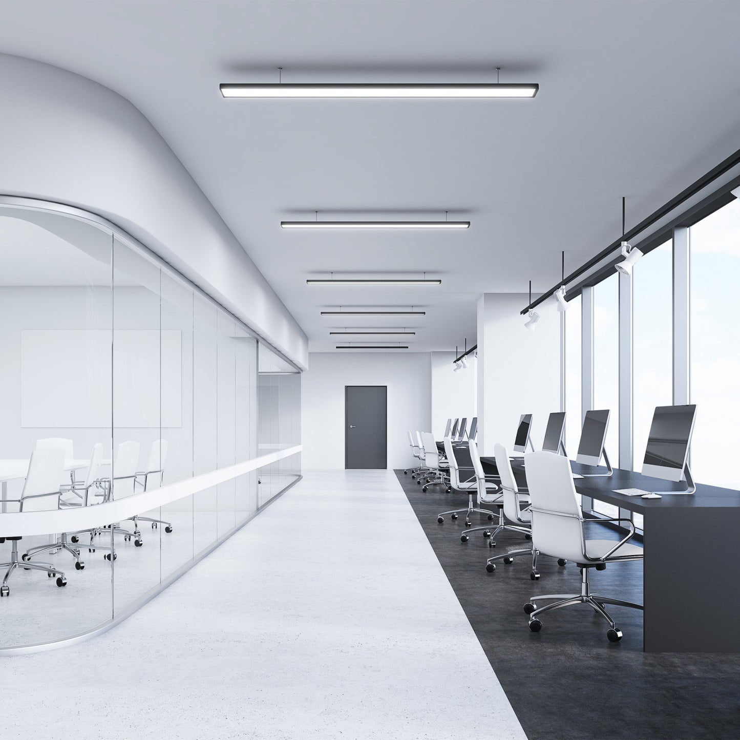 32W 4ft T8 Cool White G13 Base Non-Dimmable Linear Fluorescent Light Tube (12-Pack)