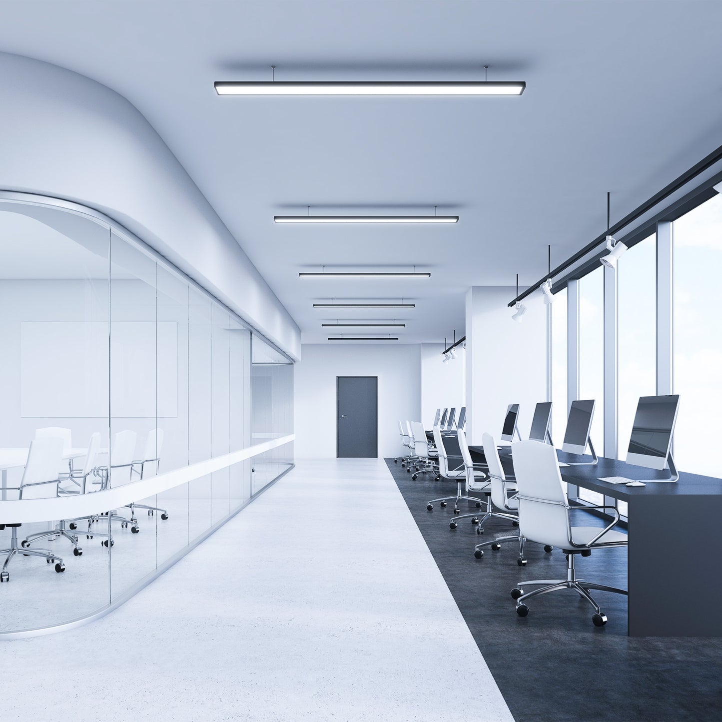 32W 4ft T8 Daylight G13 Base Non-Dimmable Linear Fluorescent Light Tube (2-Pack)