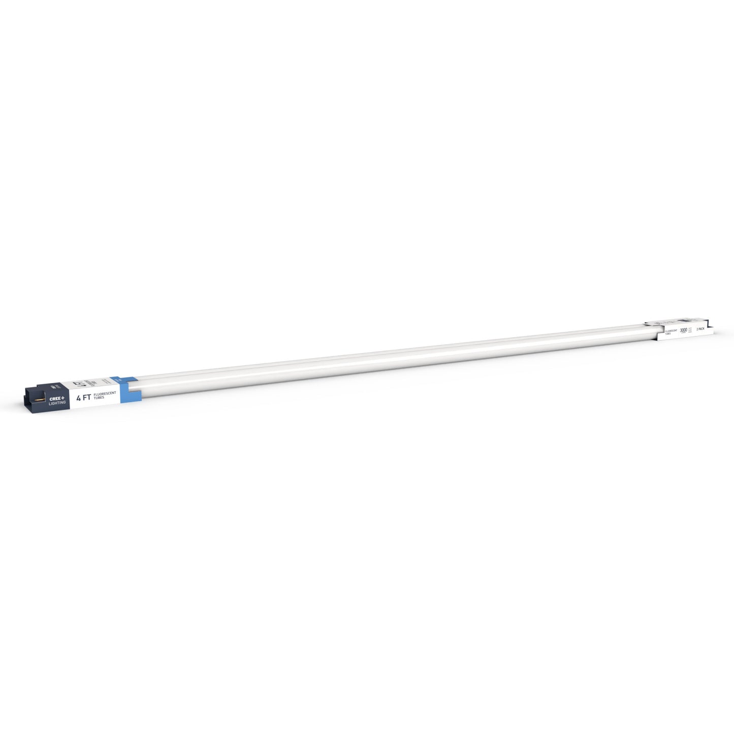 32W 4ft T8 Daylight G13 Base Non-Dimmable Linear Fluorescent Light Tube (2-Pack)