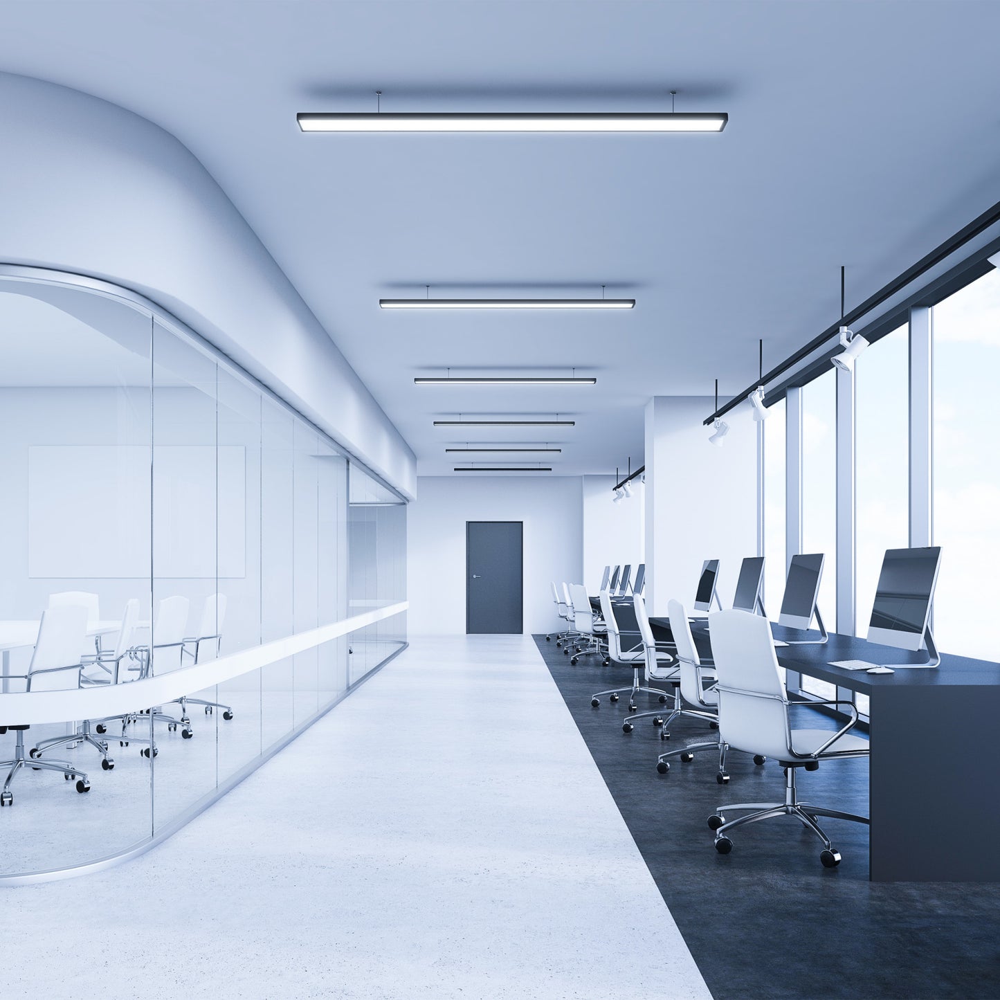 32W 4ft T8 Cool Daylight G13 Base Non-Dimmable Linear Fluorescent Light Tube (2-Pack)
