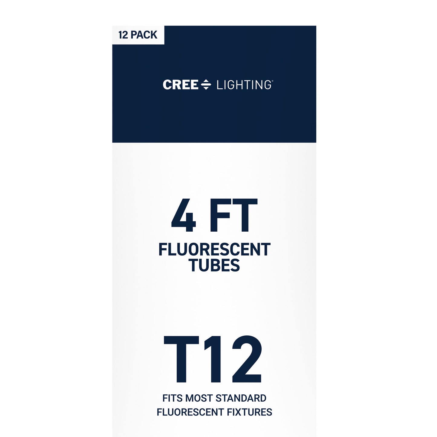 40W 4ft T12 Warm White G13 Base Non-Dimmable Linear Fluorescent Light Tube (12-Pack)