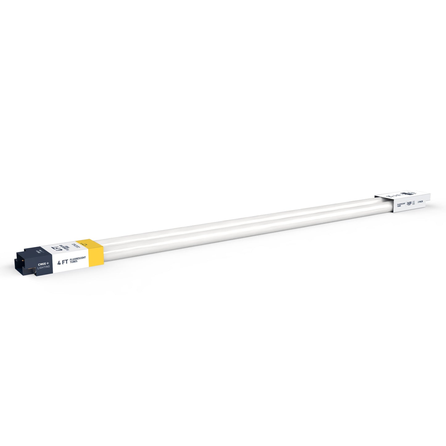 40W 4ft T12 Warm White G13 Base Non-Dimmable Linear Fluorescent Light Tube (2-Pack)