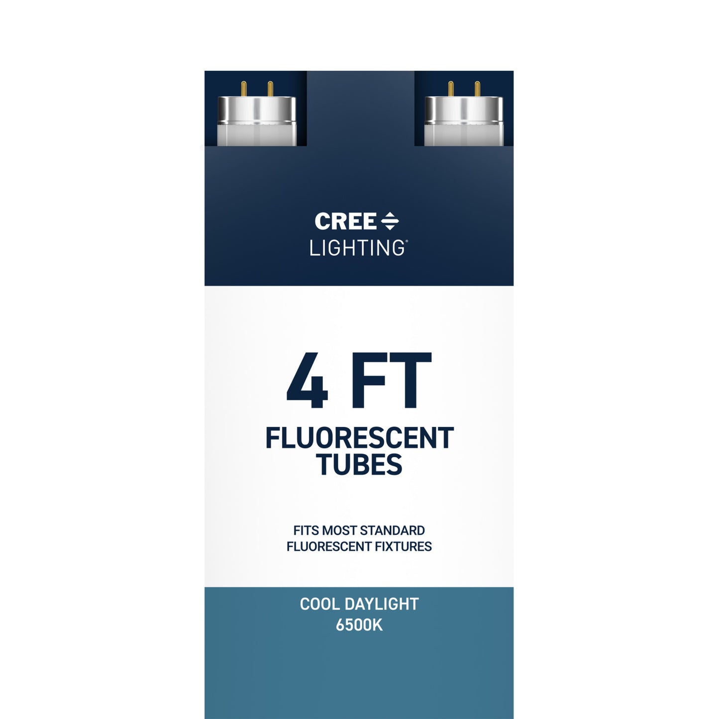 40W 4ft T12 Cool Daylight G13 Base Non-Dimmable Linear Fluorescent Light Tube (2-Pack)