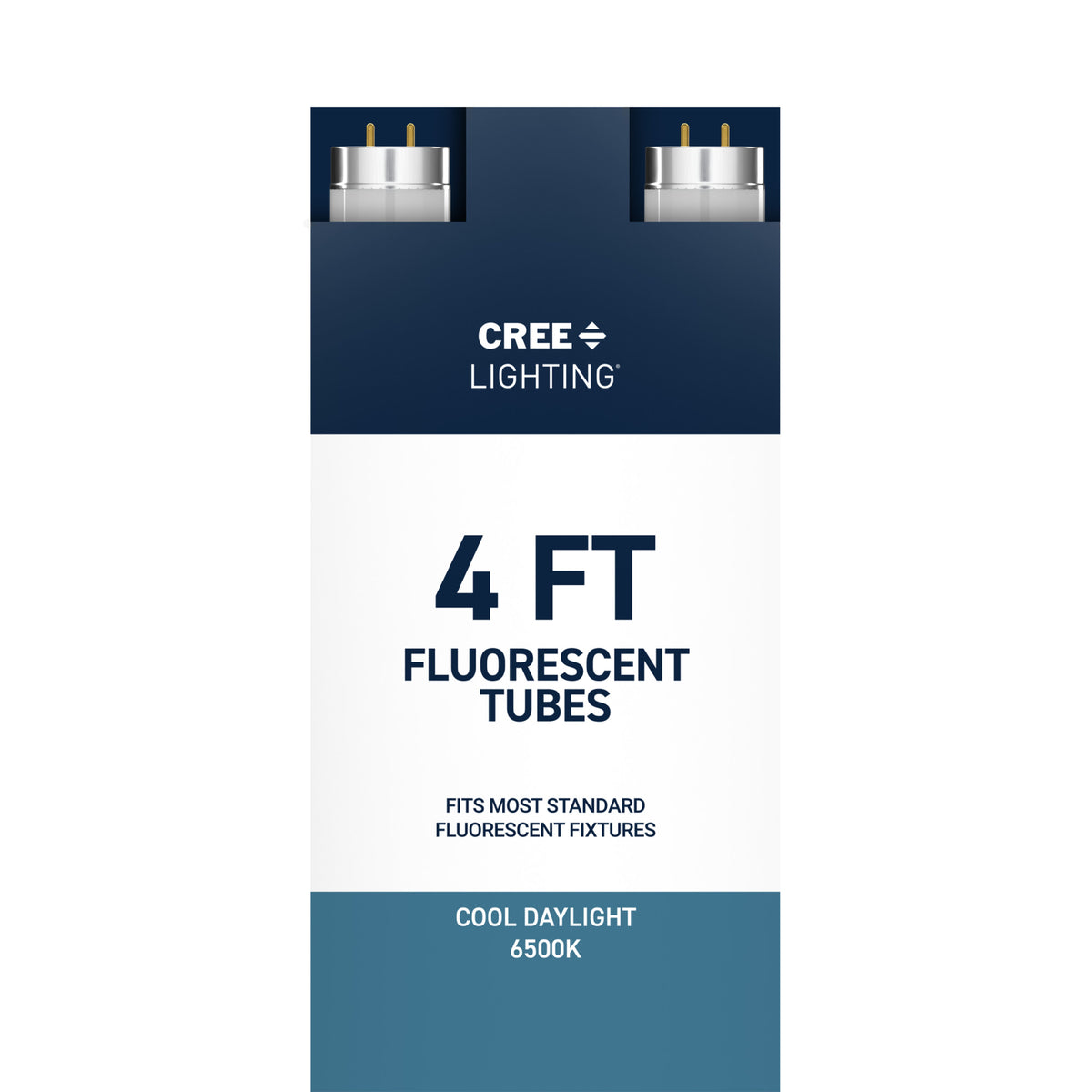 40W 4ft T12 Cool Daylight G13 Base Non-Dimmable Linear Fluorescent Light Tube (2-Pack)