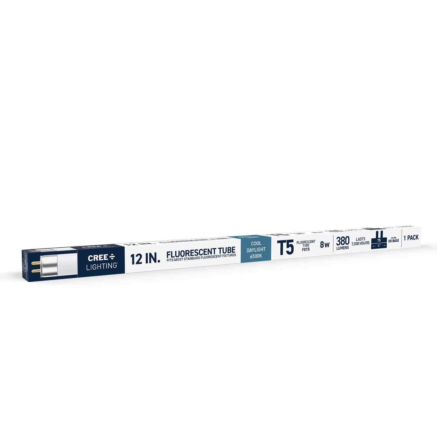 8W 12in T5 Cool Daylight G5 Base Non-Dimmable Linear Fluorescent Light Tube