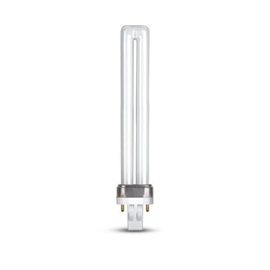 13W Twin Tube PL GX23 Base Soft White Non-Dimmable CFL Light Bulb