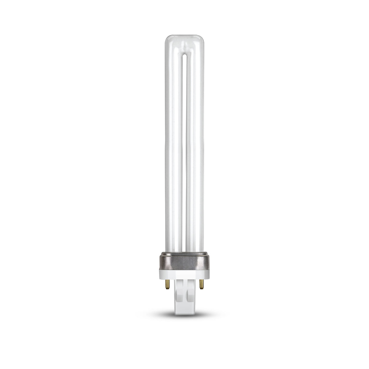 13W Twin Tube PL GX23 Base Soft White Non-Dimmable CFL Light Bulb