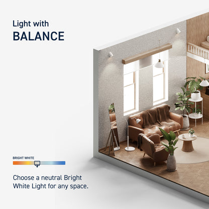 26W Double Twin Tube PL G24q-3 Base Bright White Non-Dimmable CFL Light Bulb