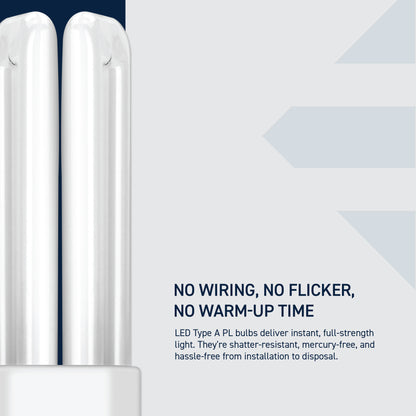 32W Triple Tube PL GX24q-3 Base Bright White Non-Dimmable CFL Light Bulb