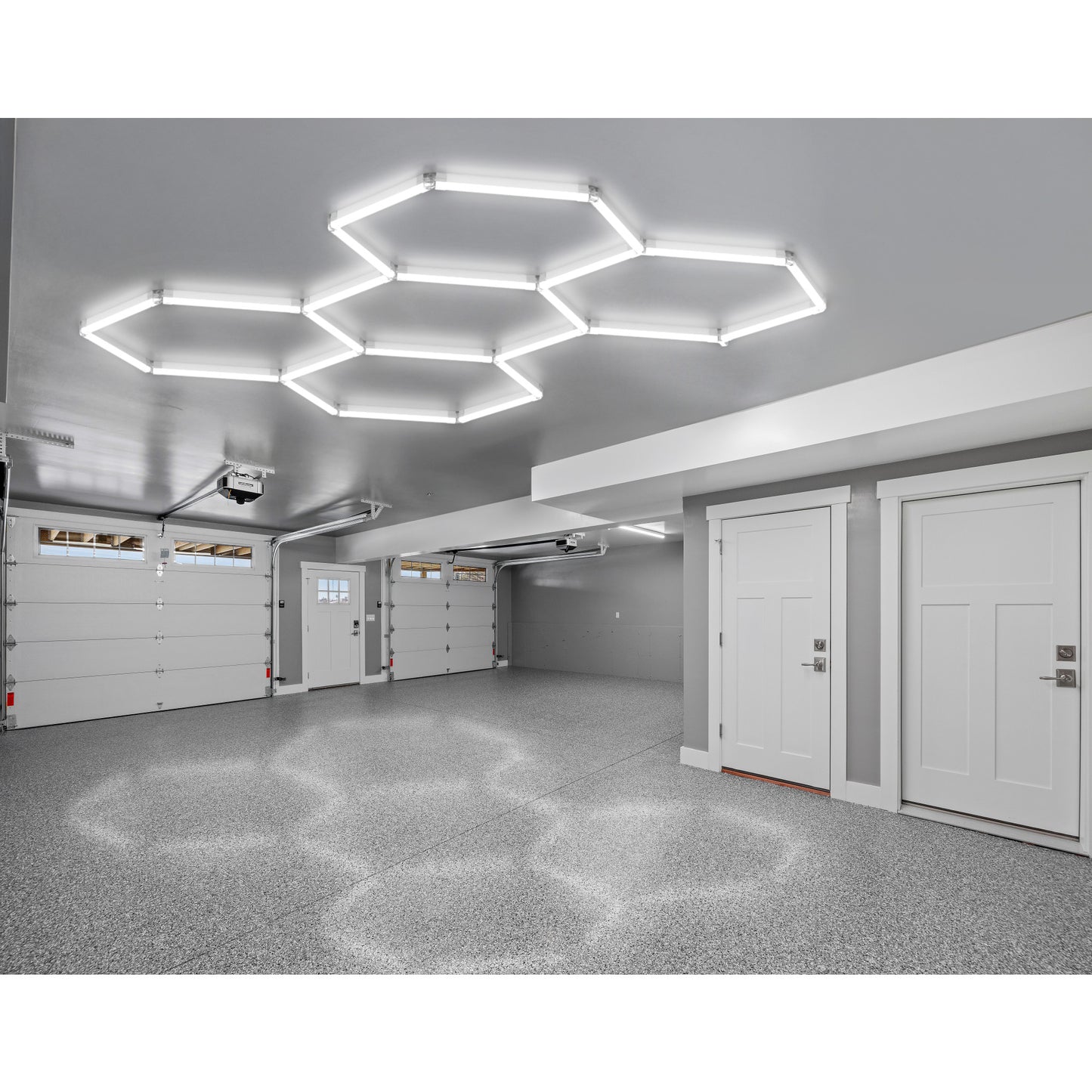 5 Grid Modular Hexagon LED Utility Lights