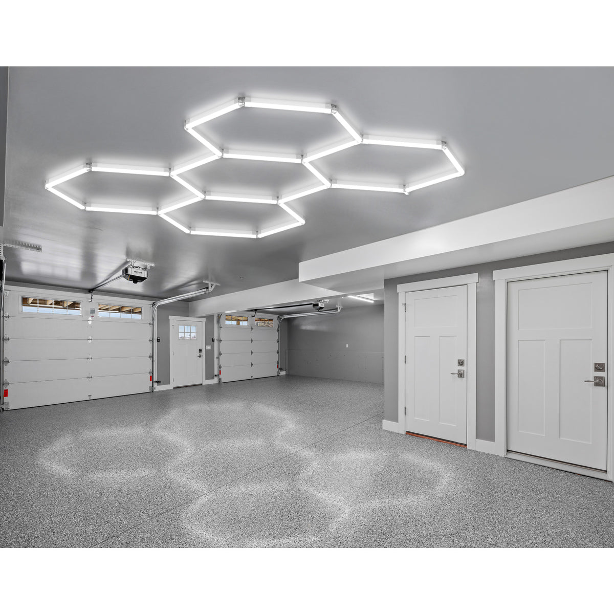 5 Grid Modular Hexagon LED Utility Lights