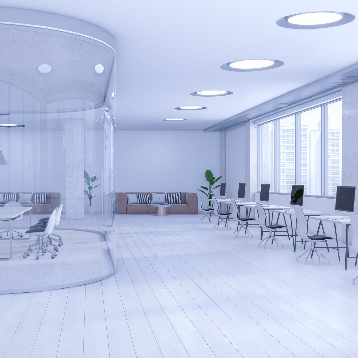 15W 8in T9 Circular Cool Daylight 4-Pin G10q Base Non-Dimmable LED Light Tube