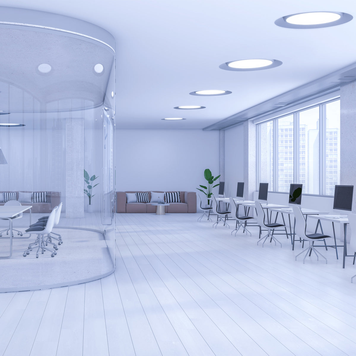 15W 8in T9 Circular Cool Daylight 4-Pin G10q Base Non-Dimmable LED Light Tube
