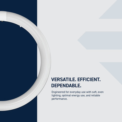 16W 9in T9 Circular Switchable White 4-Pin G10q Base Non-Dimmable LED Light Tube