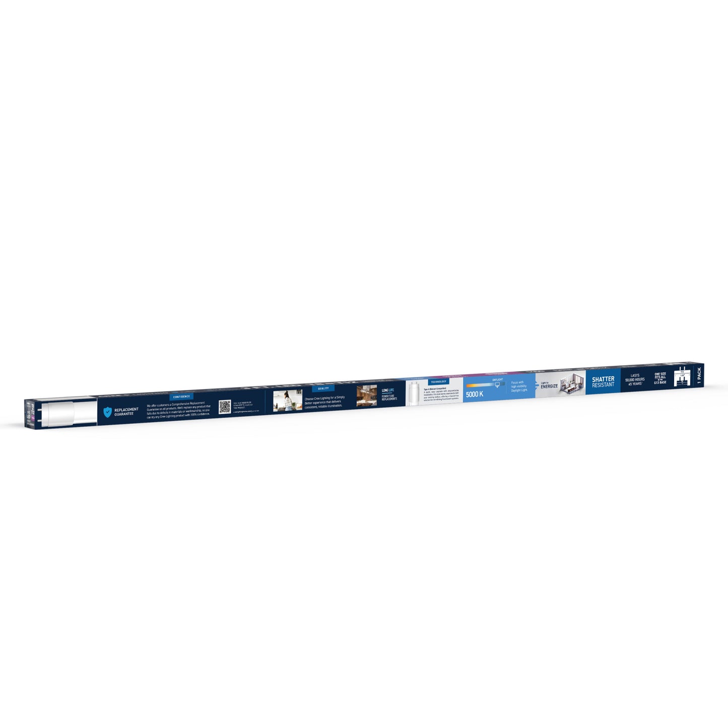16W 3ft T8/T12 Daylight G13 Base Non-Dimmable LED Linear Light Tube