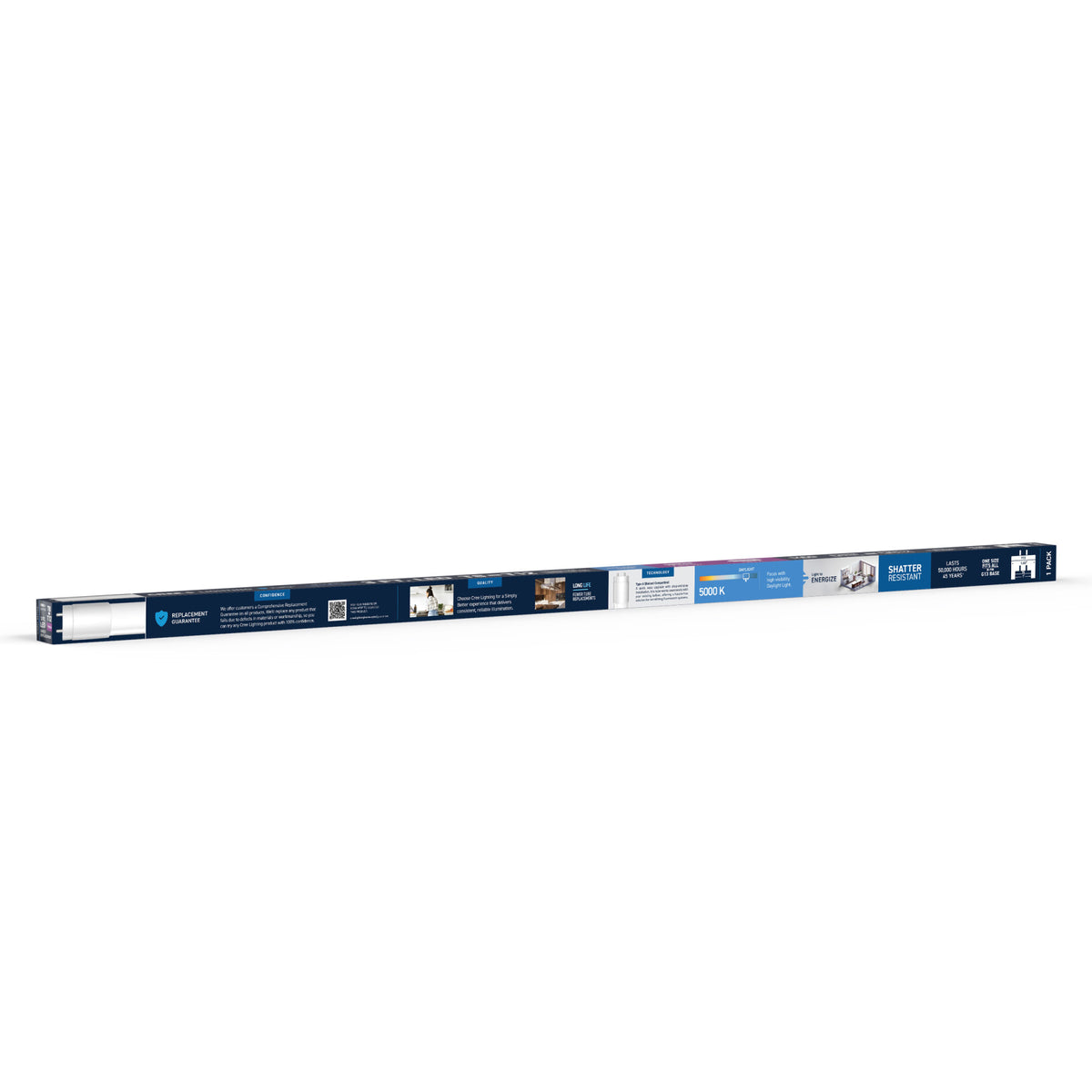 16W 3ft T8/T12 Daylight G13 Base Non-Dimmable LED Linear Light Tube