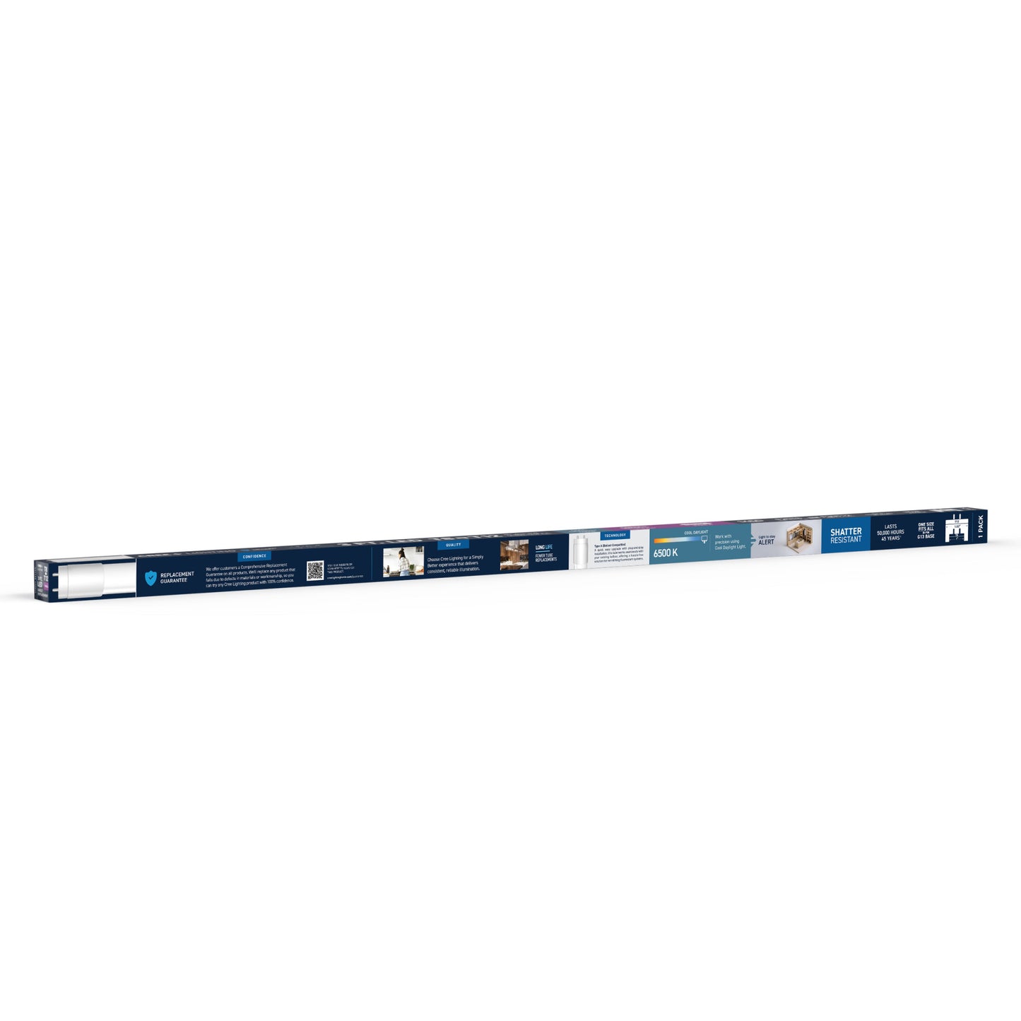 16W 3ft T8/T12 Cool Daylight G13 Base Non-Dimmable LED Linear Light Tube