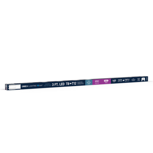 16W 3ft T8/T12 Cool Daylight G13 Base Non-Dimmable LED Linear Light Tube