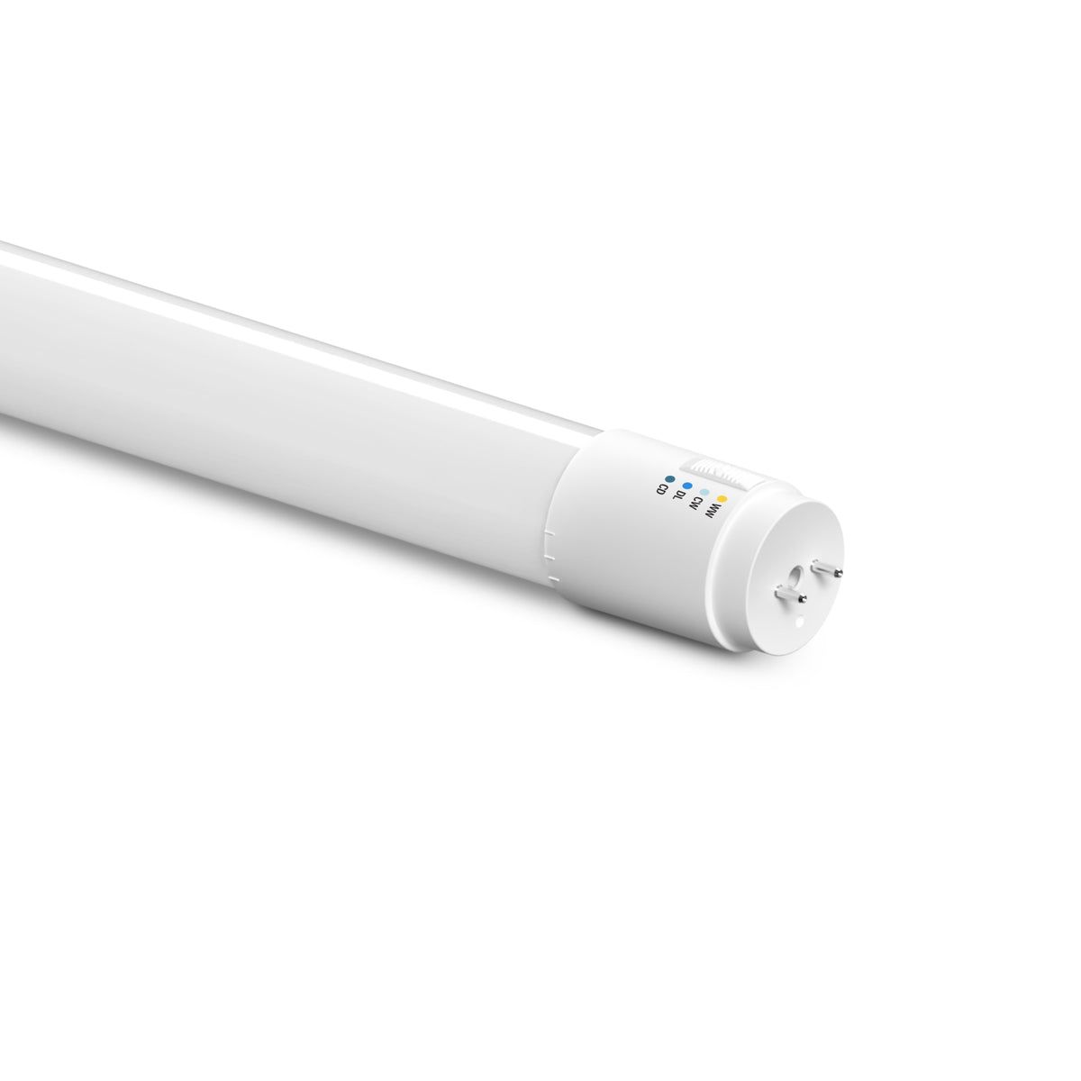 18W 4ft T12 Switchable White G13 Base Non-Dimmable LED Linear Light Tube (2-Pack)