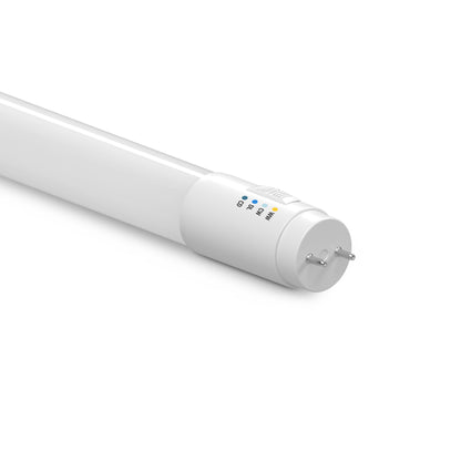 18W 4ft T8 switchable White G13 Base Non-Dimmable LED Linear Light Tube (10 Pack)