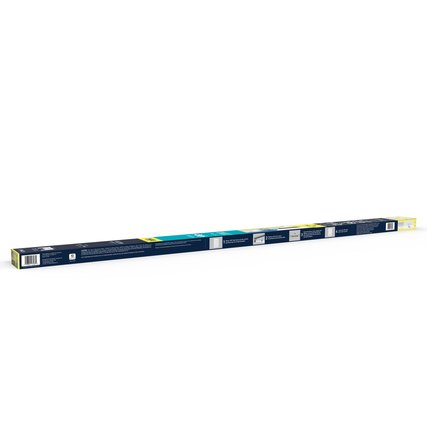 32W 4ft T8 Switchable White G13 Base Non-Dimmable LED Linear Light Tube (2 Pack)