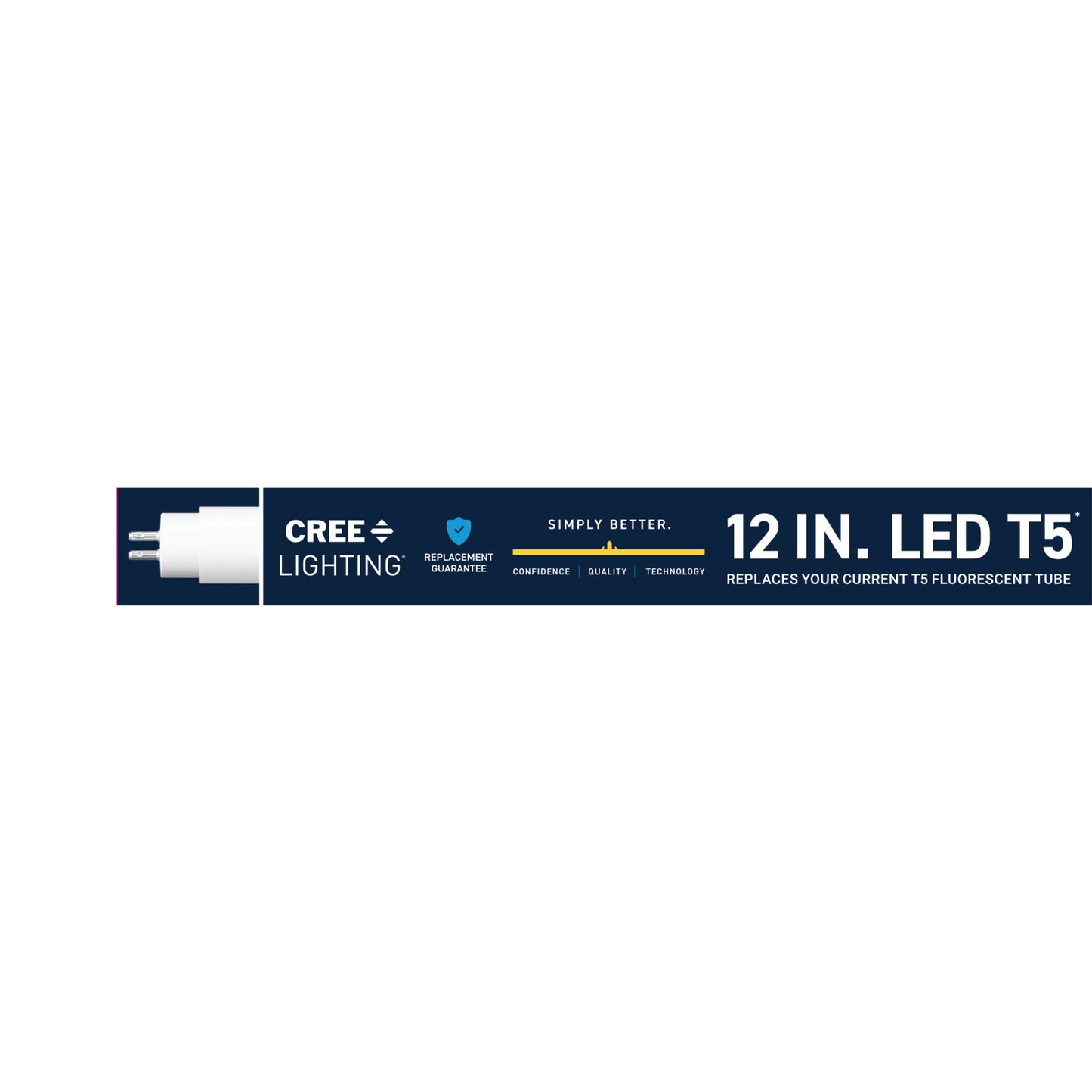 6W 12in T5 Warm White Bi-Pin G5 Base Non-Dimmable LED Linear Light Tube