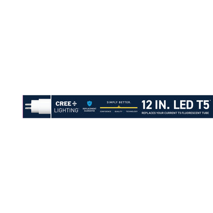 6W 12in T5 Warm White Bi-Pin G5 Base Non-Dimmable LED Linear Light Tube