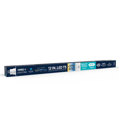 6W 12in T5 Switchable White G5 Base Non-Dimmable LED Linear Light Tube