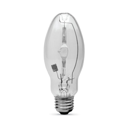 100W ED17 E26 Medium Base Cool White Clear Metal Halide HID Light Bulb